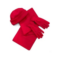 zimski set - šal, kapa i rukavice u torbici